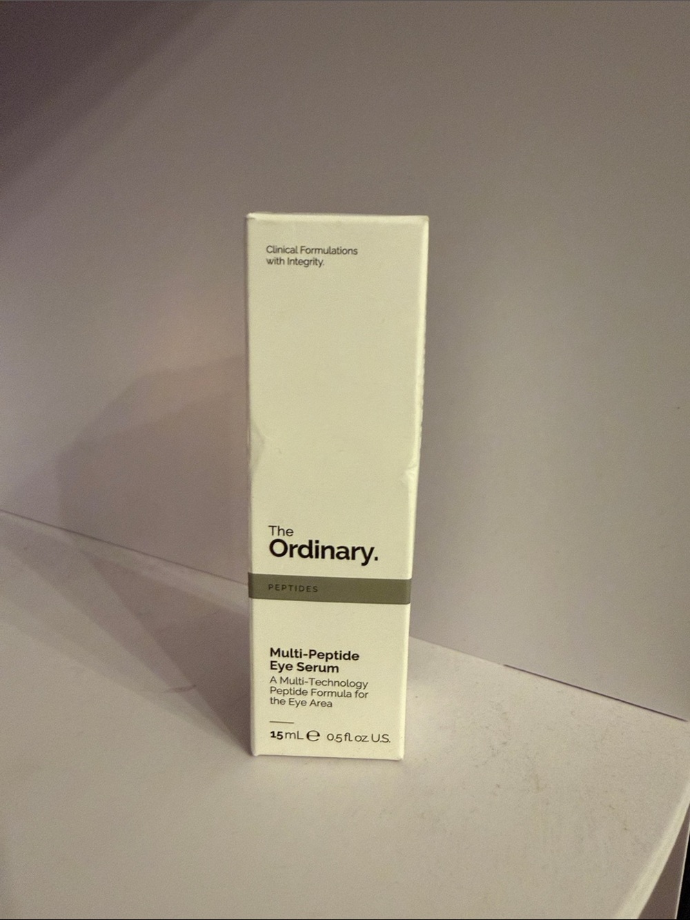The Ordinary Multi-Peptide Eye Serum - White and Olive Label